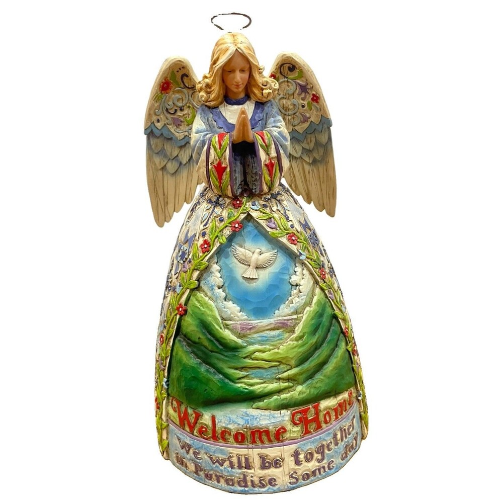 Jim Shore Heartwood Creek Peaceful Journey Welcome Home Angel 4003513 2005